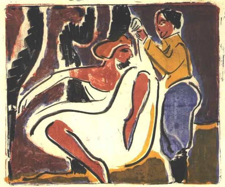 Ernst Ludwig Kirchner Russian dancer